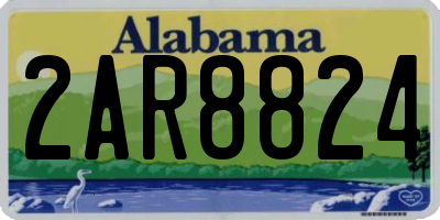 AL license plate 2AR8824