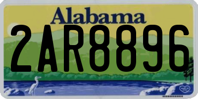 AL license plate 2AR8896