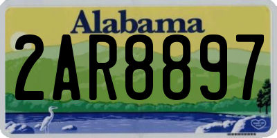 AL license plate 2AR8897