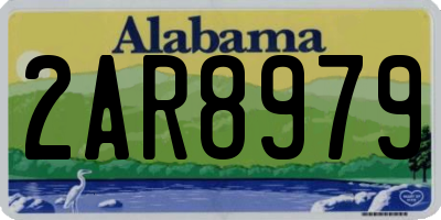 AL license plate 2AR8979