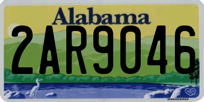 AL license plate 2AR9046