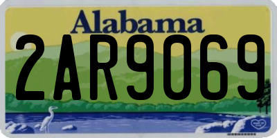 AL license plate 2AR9069