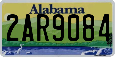 AL license plate 2AR9084