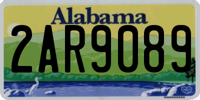 AL license plate 2AR9089