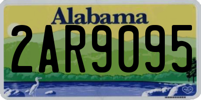 AL license plate 2AR9095