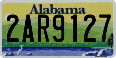 AL license plate 2AR9127