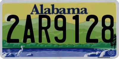 AL license plate 2AR9128