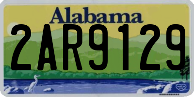 AL license plate 2AR9129