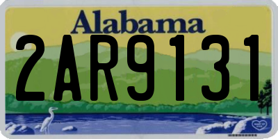 AL license plate 2AR9131