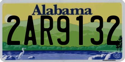 AL license plate 2AR9132