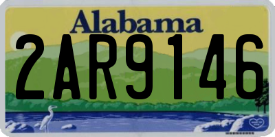 AL license plate 2AR9146