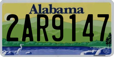 AL license plate 2AR9147