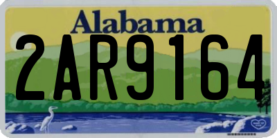 AL license plate 2AR9164