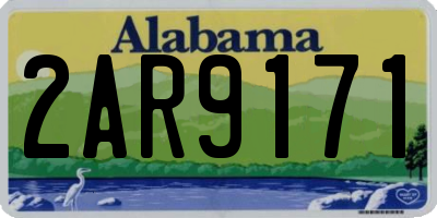 AL license plate 2AR9171