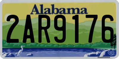 AL license plate 2AR9176