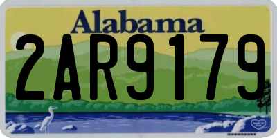 AL license plate 2AR9179