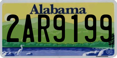 AL license plate 2AR9199