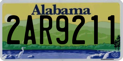 AL license plate 2AR9211