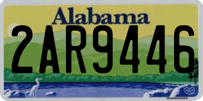 AL license plate 2AR9446