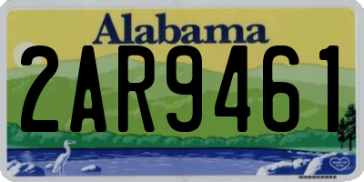 AL license plate 2AR9461