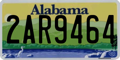AL license plate 2AR9464