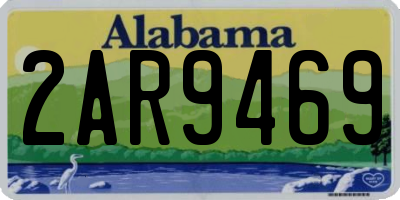 AL license plate 2AR9469
