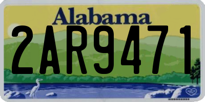 AL license plate 2AR9471