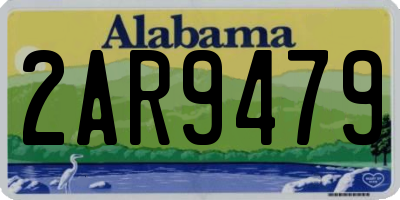 AL license plate 2AR9479