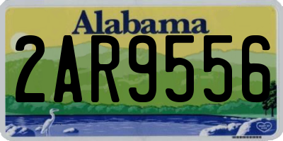 AL license plate 2AR9556