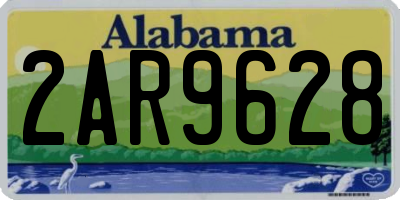 AL license plate 2AR9628