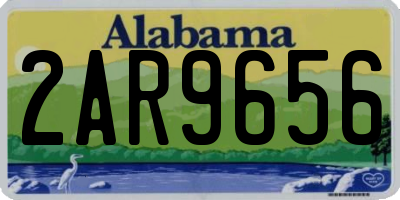 AL license plate 2AR9656