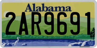 AL license plate 2AR9691