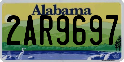 AL license plate 2AR9697