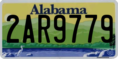 AL license plate 2AR9779