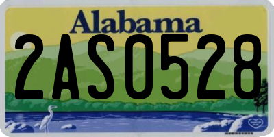 AL license plate 2AS0528
