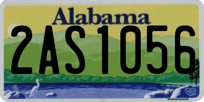 AL license plate 2AS1056