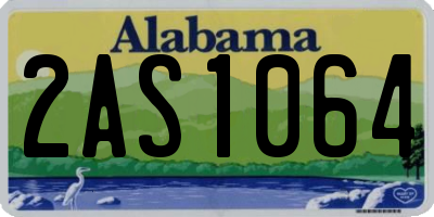 AL license plate 2AS1064