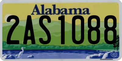AL license plate 2AS1088