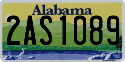 AL license plate 2AS1089