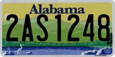 AL license plate 2AS1248