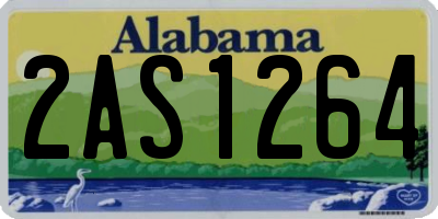 AL license plate 2AS1264