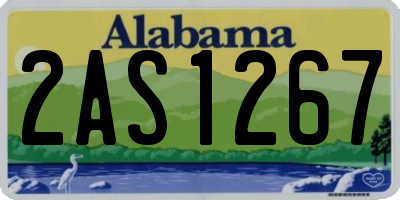 AL license plate 2AS1267