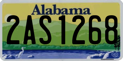 AL license plate 2AS1268