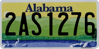 AL license plate 2AS1276