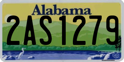 AL license plate 2AS1279