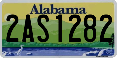 AL license plate 2AS1282