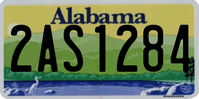 AL license plate 2AS1284