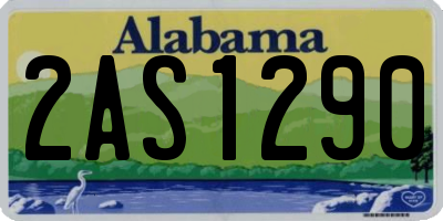 AL license plate 2AS1290