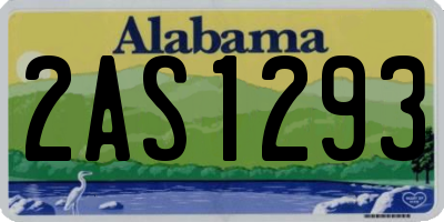 AL license plate 2AS1293