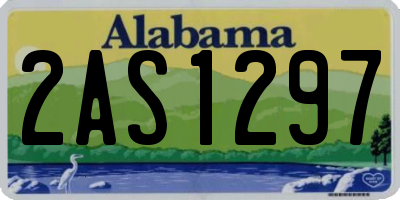 AL license plate 2AS1297